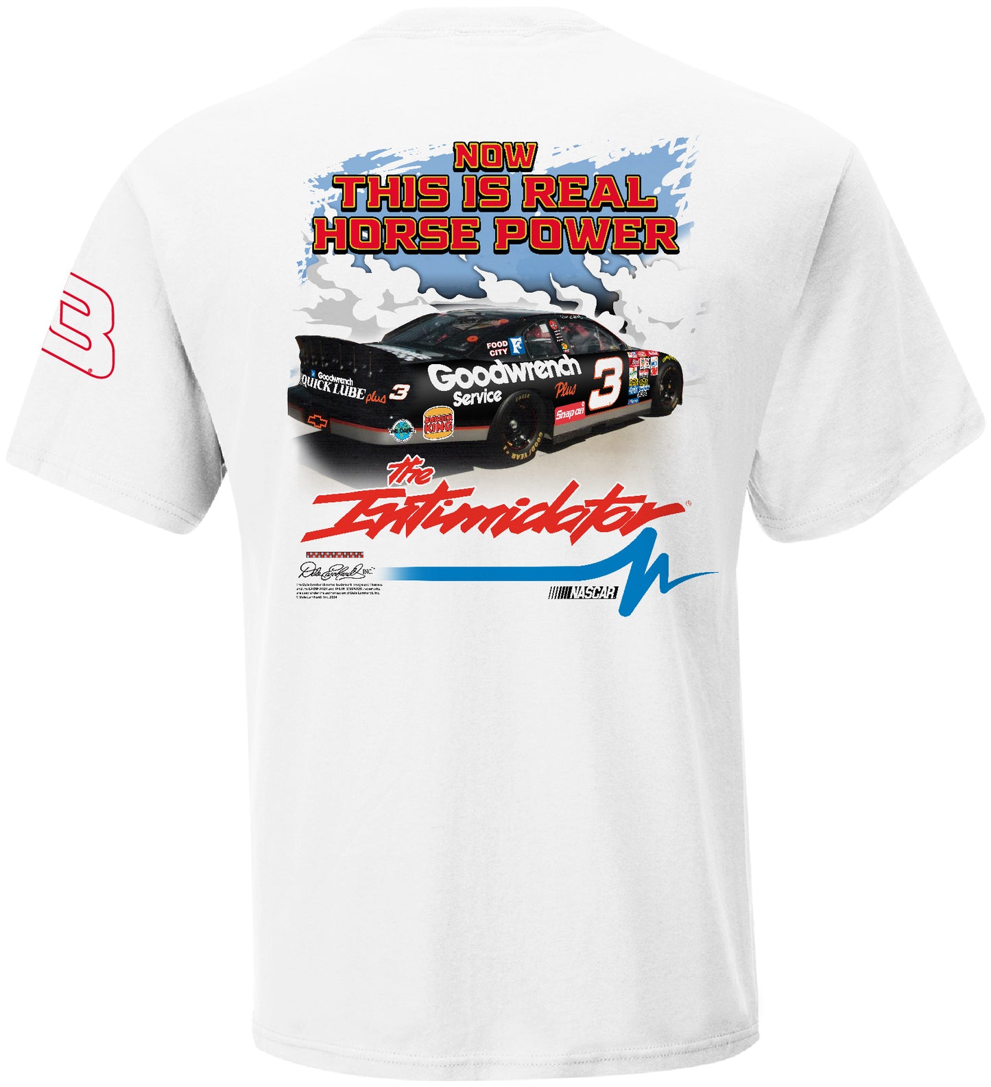 Dale Earnhardt Sr. Cowboys & Engines T-Shirt - White