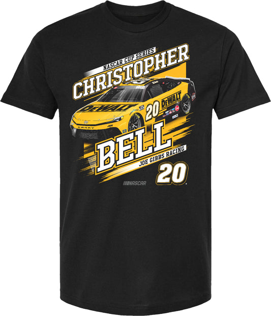 Christopher Bell 2025 DEWALT Car T-Shirt - Black
