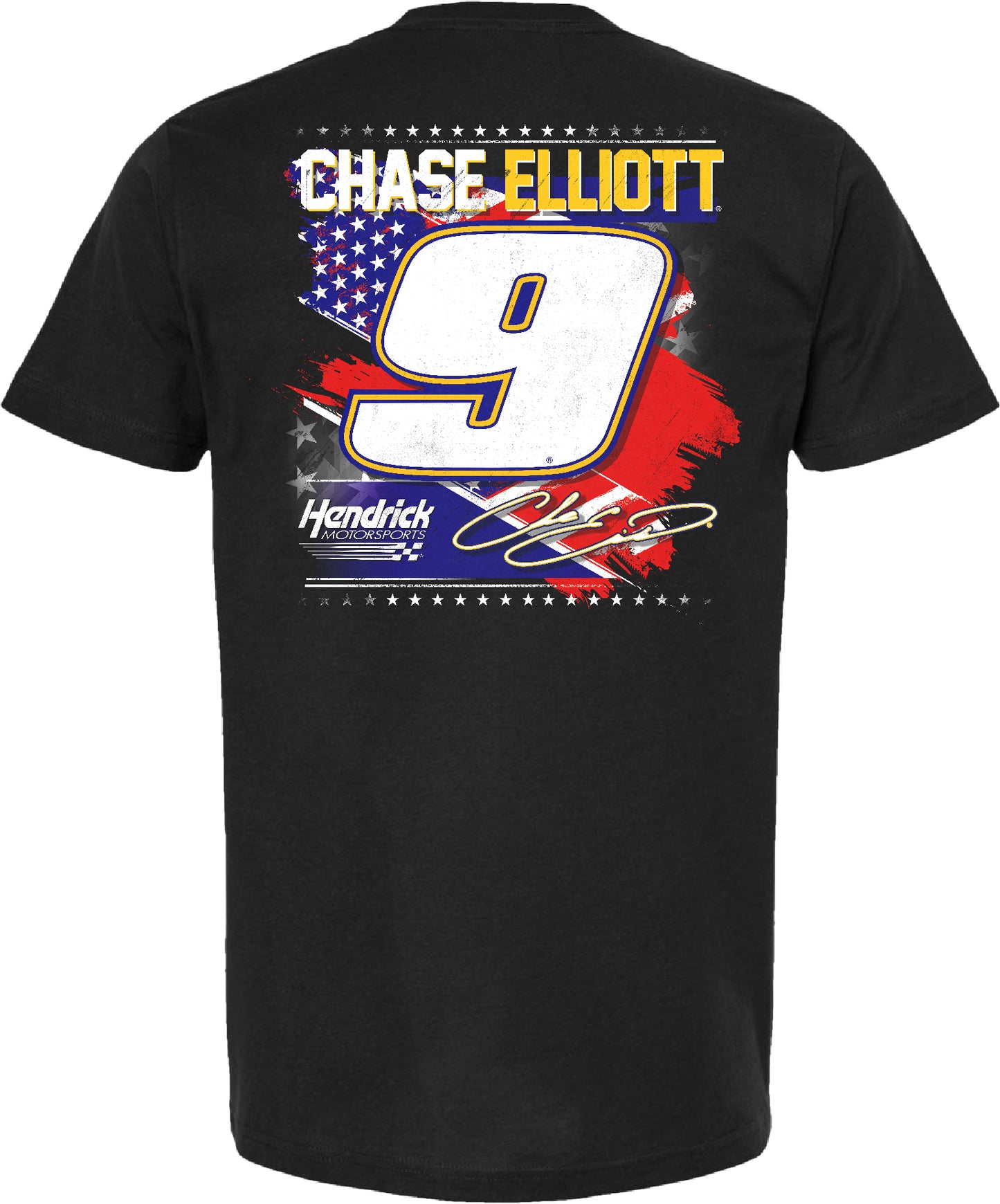 Chase Elliott 2025 NAPA Patriotic Car T-Shirt - Black