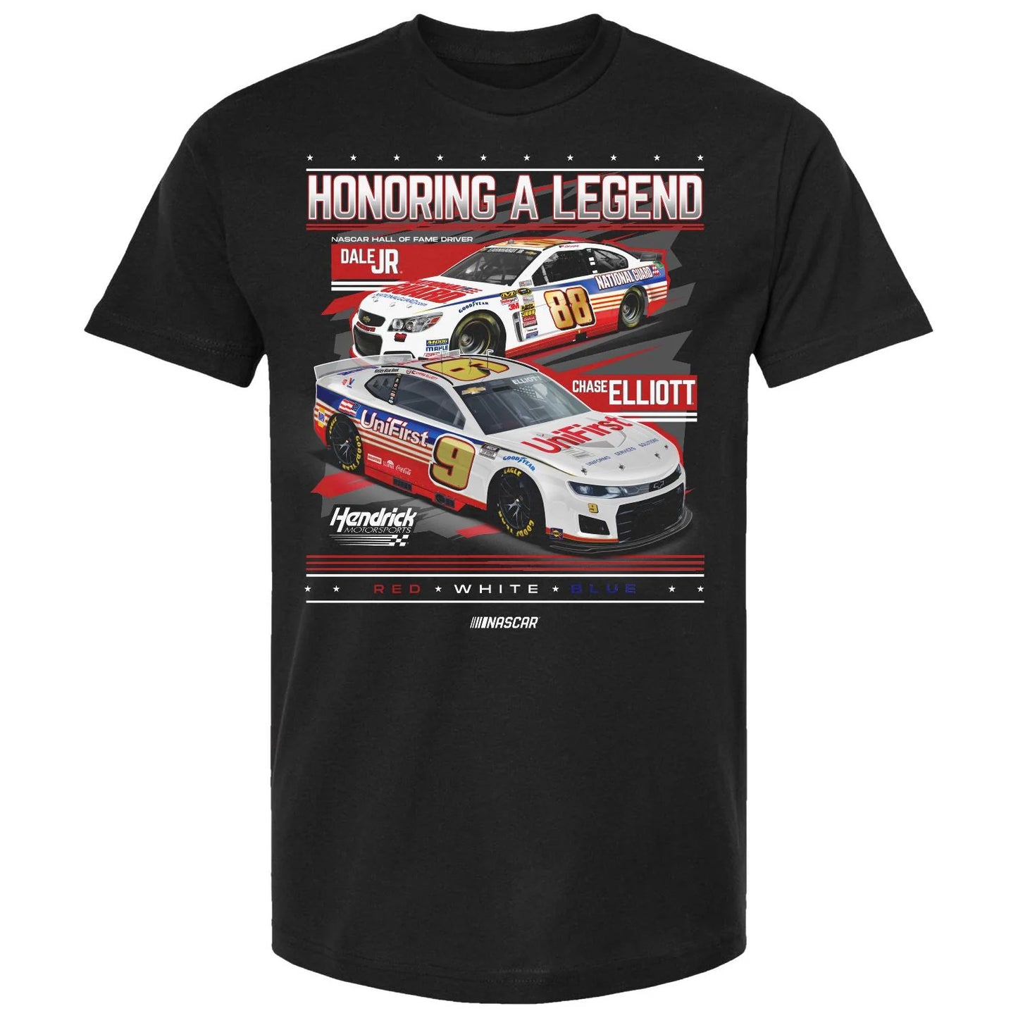 Chase Elliott / Dale Earnhardt Jr. 2024 Darlington Honoring A Legend T-Shirt