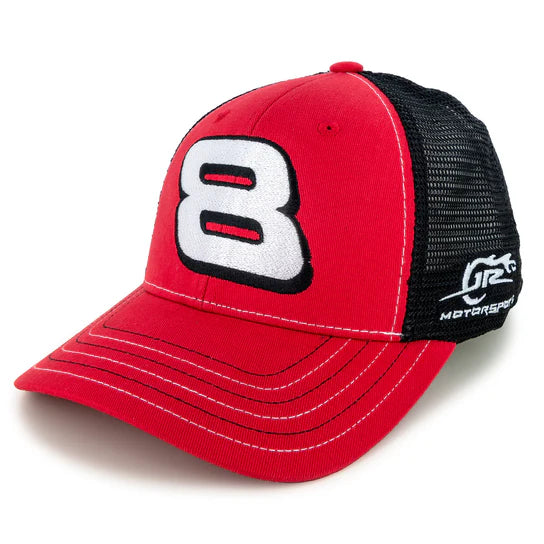 Dale Earnhardt Jr 2025 Bud Big Number 8 Mesh Hat Red/Black