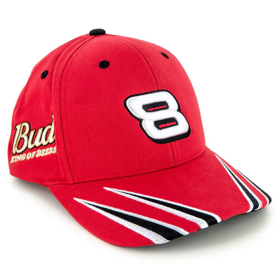 Dale Earnhardt Jr 2025 Bud Big Number 8 Mesh Hat Red/Black
