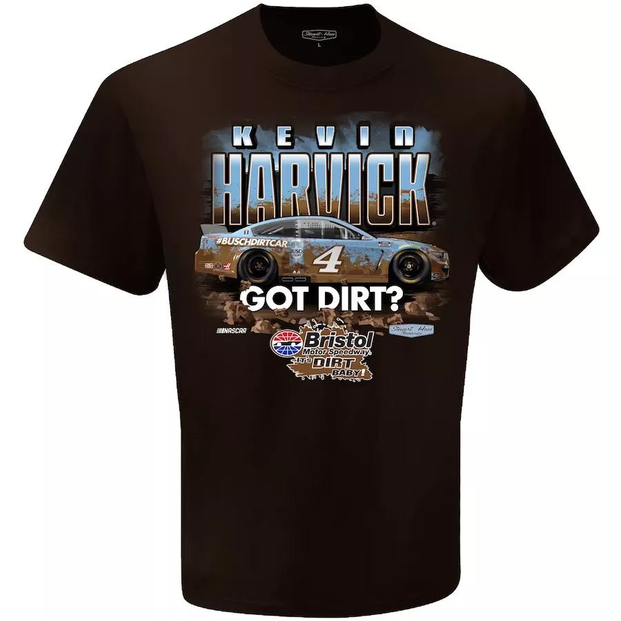 Kevin Harvick Stewart-Haas Racing Team Collection Brown Busch Light Dirt Car T-Shirt